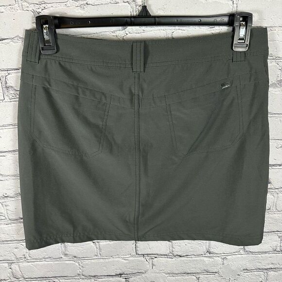 Eddie Bauer Adventurer 2.0 Skort SPF 50 Moisture Wicking Lined Dark Smoke Gray 8 - Picture 3 of 8